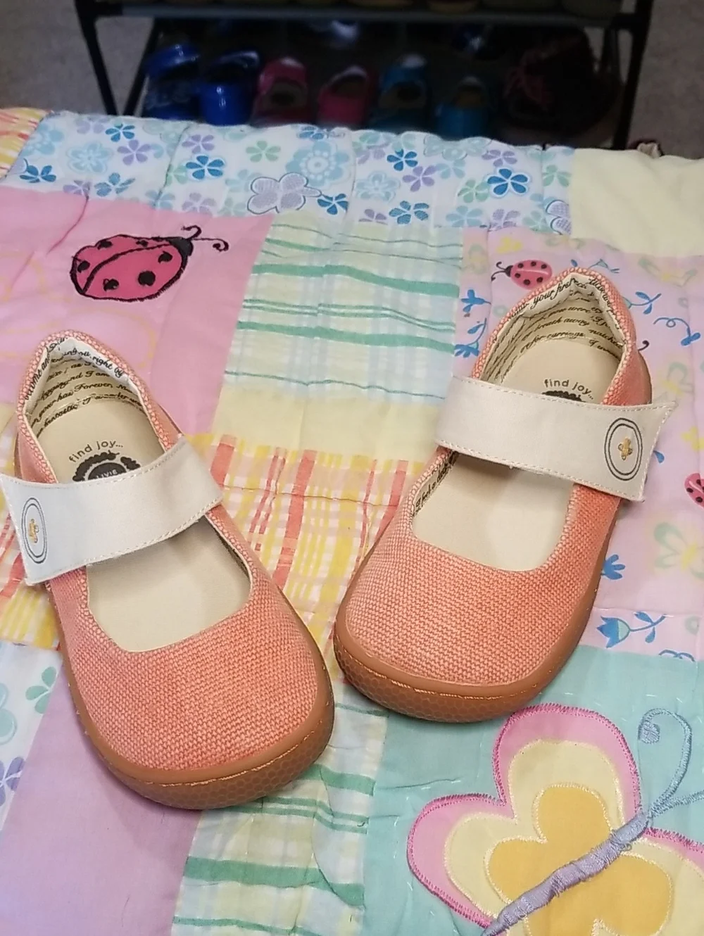 Livie & Luca Luca Size 9 Coral Carta II Mary Janes